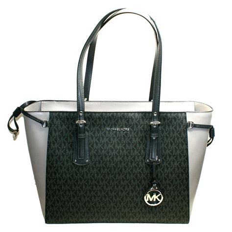 black and grey michael kors purse|grey michael kors medium purse.